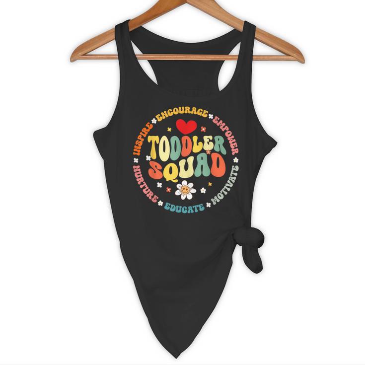 Toddler Squad Pre-K Teacher Pre School Back To School Flowy Tank, novelty gifts, funny gifts Toddler Squad Pre-K Teacher Pre School Back To School Flowy Tank, novelty gifts, funny gifts