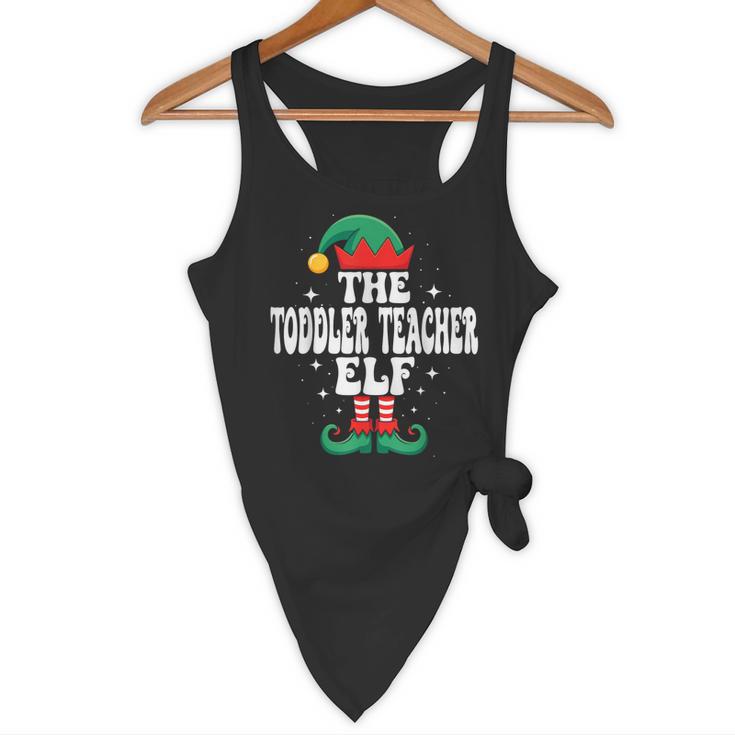 The Toddler Teacher Elf Christmas Matching Family Flowy Tank, novelty gifts, funny gifts The Toddler Teacher Elf Christmas Matching Family Flowy Tank, novelty gifts, funny gifts