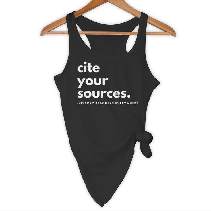 History Teacher Cite Your Sources Flowy Tank, novelty gifts, funny gifts History Teacher Cite Your Sources Flowy Tank, novelty gifts, funny gifts