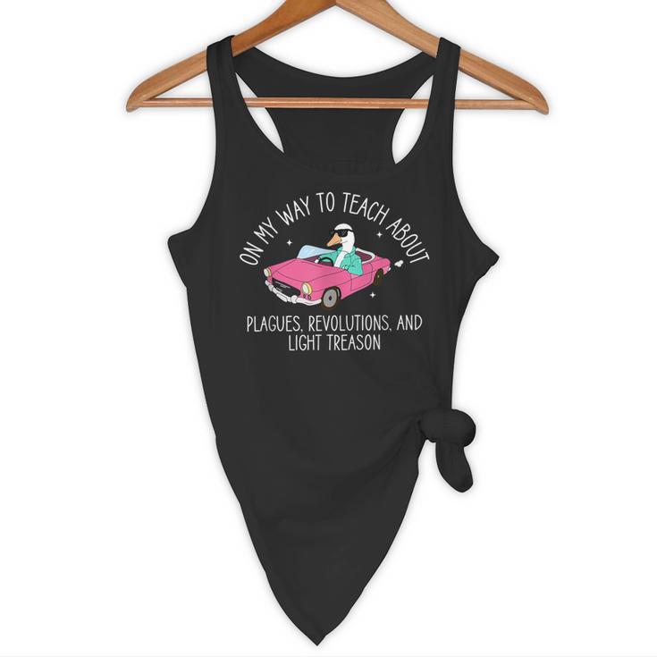 History Teacher Silly Goose Back To School Social Studies Flowy Tank, novelty gifts, funny gifts History Teacher Silly Goose Back To School Social Studies Flowy Tank, novelty gifts, funny gifts