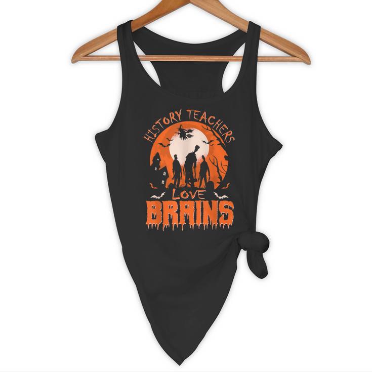 History Teachers Love Brains Halloween Teacher For Men Women Flowy Tank, novelty gifts, funny gifts History Teachers Love Brains Halloween Teacher For Men Women Flowy Tank, novelty gifts, funny gifts
