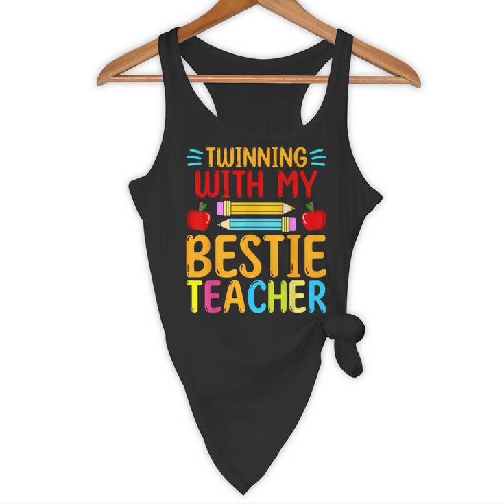 Twinning With My Bestie Teacher Boy Spirit Week Twin Day Flowy Tank, novelty gifts, funny gifts Twinning With My Bestie Teacher Boy Spirit Week Twin Day Flowy Tank, novelty gifts, funny gifts