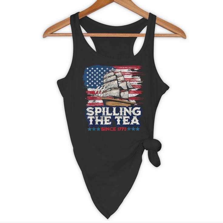 US History Teacher Boston Spilling The Tea Since 1773 Flowy Tank, novelty gifts, funny gifts US History Teacher Boston Spilling The Tea Since 1773 Flowy Tank, novelty gifts, funny gifts