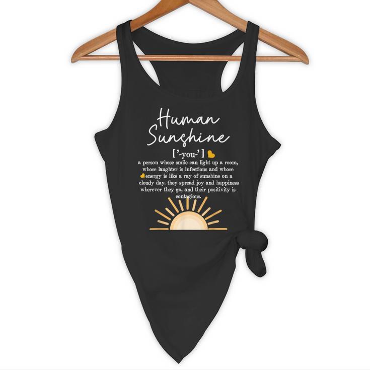 Vintage Human Sunshine Definition Teachers Mom Boss Women Flowy Tank, novelty gifts, funny gifts Vintage Human Sunshine Definition Teachers Mom Boss Women Flowy Tank, novelty gifts, funny gifts