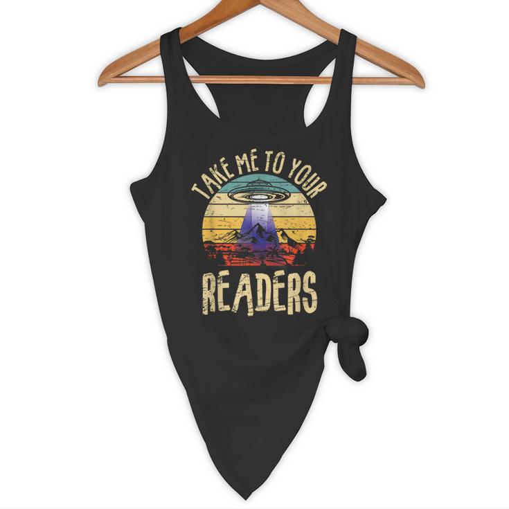 Vintage Take Me To Your Readers English Teacher Alien Space Men Women Flowy Tank, novelty gifts, funny gifts Vintage Take Me To Your Readers English Teacher Alien Space Men Women Flowy Tank, novelty gifts, funny gifts