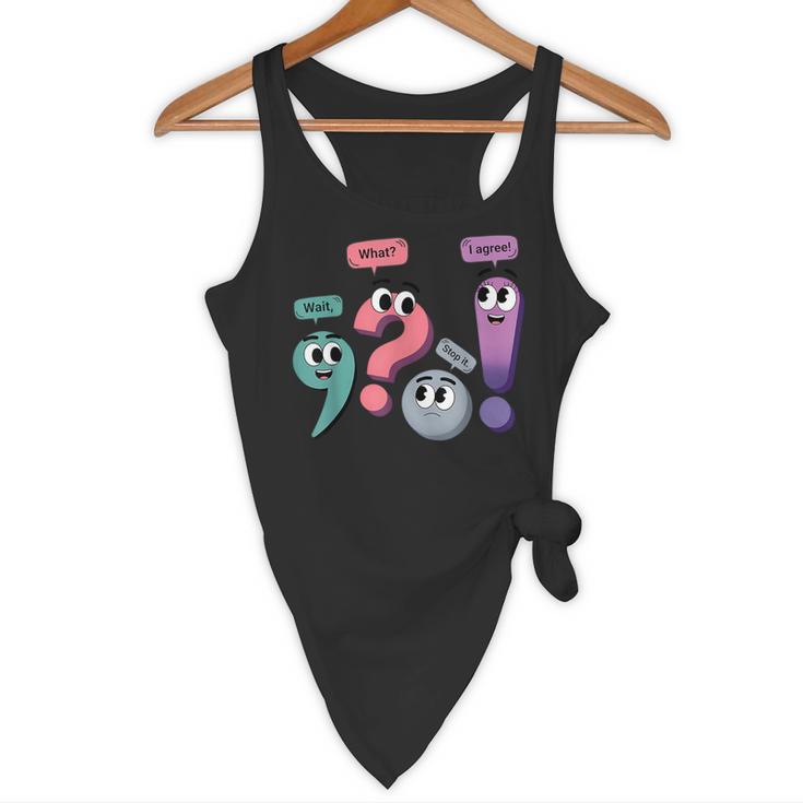 Wait What Stop It I Agree Grammar English Teacher Flowy Tank, novelty gifts, funny gifts Wait What Stop It I Agree Grammar English Teacher Flowy Tank, novelty gifts, funny gifts