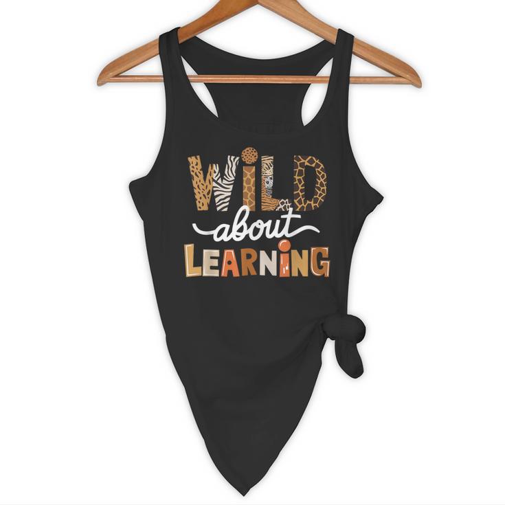 Wild About Learning Back To School First Day Teacher Student Flowy Tank, novelty gifts, funny gifts Wild About Learning Back To School First Day Teacher Student Flowy Tank, novelty gifts, funny gifts