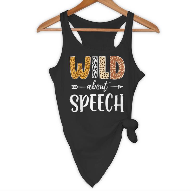 Wild About Speech SLP Leopard Teacher Back To School Kids Flowy Tank, novelty gifts, funny gifts Wild About Speech SLP Leopard Teacher Back To School Kids Flowy Tank, novelty gifts, funny gifts