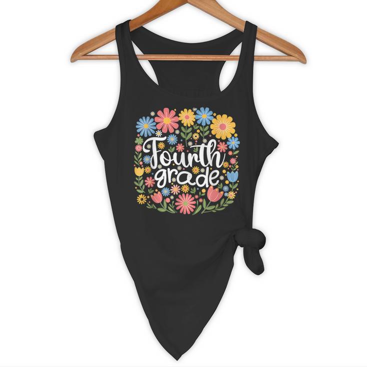 Wildflower 4th Fourth Grade Floral Back To School Teacher Flowy Tank, novelty gifts, funny gifts Wildflower 4th Fourth Grade Floral Back To School Teacher Flowy Tank, novelty gifts, funny gifts