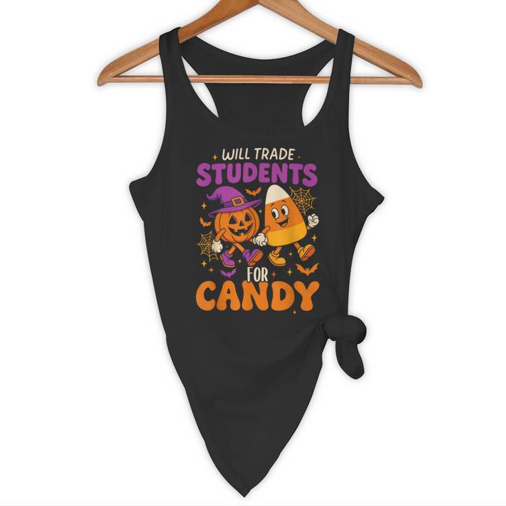 Will Trade Students For Candy Shirt Fun Candy Corn Teacher Flowy Tank, novelty gifts, funny gifts Will Trade Students For Candy Shirt Fun Candy Corn Teacher Flowy Tank, novelty gifts, funny gifts