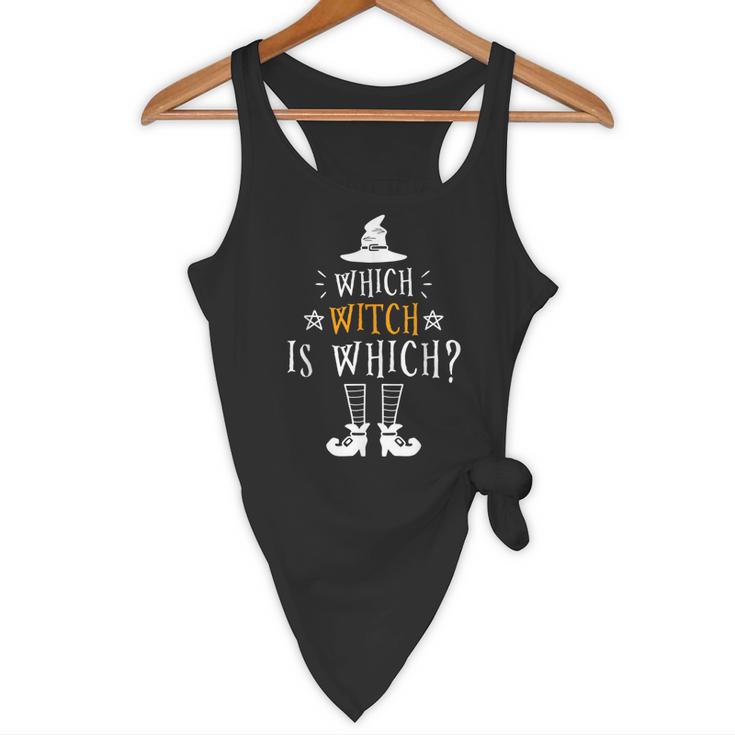Which Witch Is Which Halloween Grammar Teacher Costume Flowy Tank, novelty gifts, funny gifts