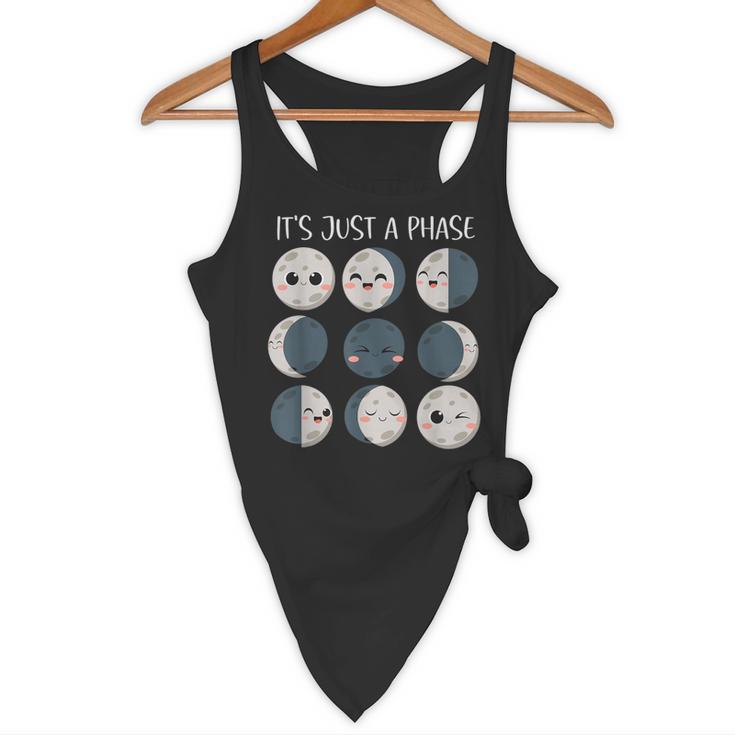 Women Science Teacher Moon Phases Scientist Back To School Flowy Tank, novelty gifts, funny gifts