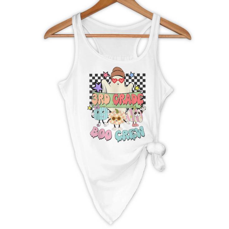 3rd Grade Boo Crew Third Grade Halloween Costume Teacher Kid Flowy Tank, novelty gifts, funny gifts