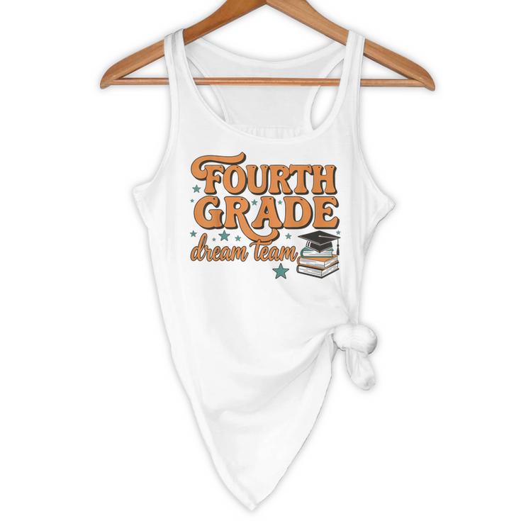 4th Grade Back To School Fourth Grade Dream Team Teacher Flowy Tank, novelty gifts, funny gifts 4th Grade Back To School Fourth Grade Dream Team Teacher Flowy Tank, novelty gifts, funny gifts