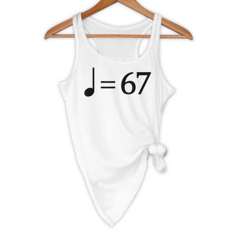67 Music Meme Slang Musician Kids Music Teacher Flowy Tank, novelty gifts, funny gifts