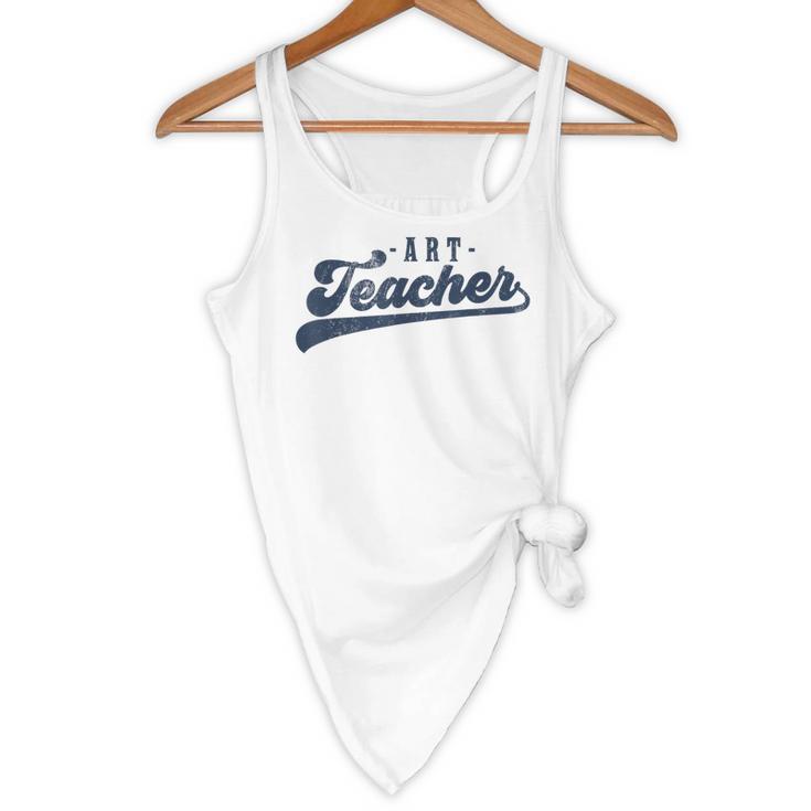 Art Teacher Men Women Cute Vintage Graphic Art Teacher Flowy Tank, novelty gifts, funny gifts Art Teacher Men Women Cute Vintage Graphic Art Teacher Flowy Tank, novelty gifts, funny gifts