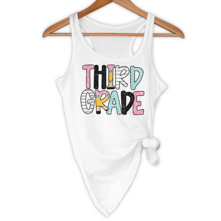 Back To School Third Grade Teacher First Day Of 3rd Grade Flowy Tank, novelty gifts, funny gifts Back To School Third Grade Teacher First Day Of 3rd Grade Flowy Tank, novelty gifts, funny gifts