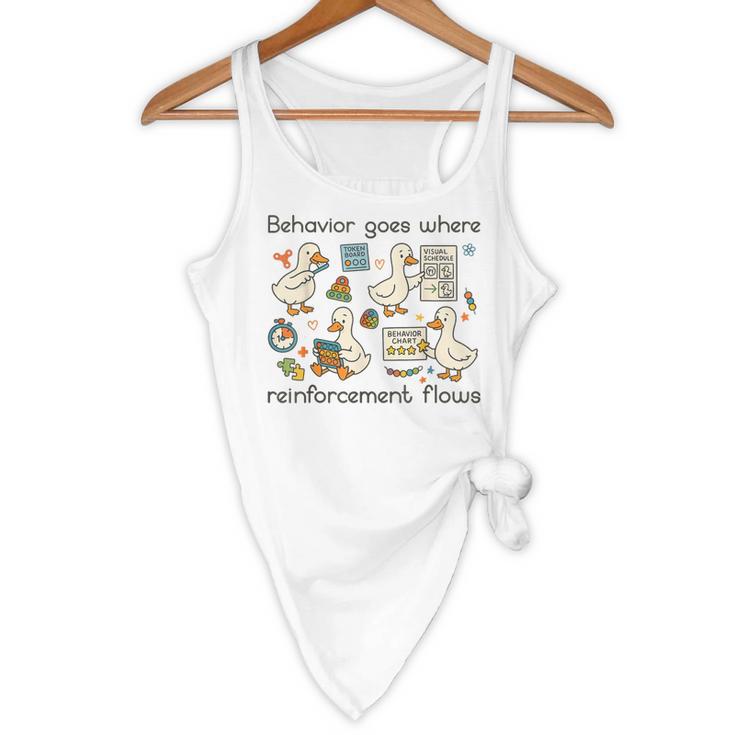 Behavior Analyst Silly Goose RBT ABA Therapy Sped Teacher Flowy Tank, novelty gifts, funny gifts Behavior Analyst Silly Goose RBT ABA Therapy Sped Teacher Flowy Tank, novelty gifts, funny gifts