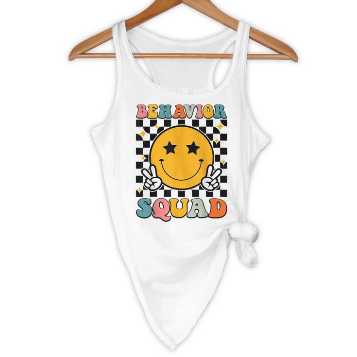 Behavior Squad Specialist Analyst Behavior Teacher Retro Flowy Tank, novelty gifts, funny gifts Behavior Squad Specialist Analyst Behavior Teacher Retro Flowy Tank, novelty gifts, funny gifts