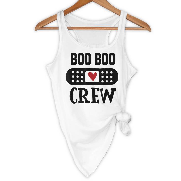 Boo Boo Crew First Aid School Nurse Day Care Teacher Flowy Tank, novelty gifts, funny gifts