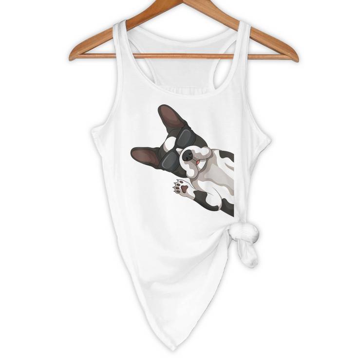 Boston Terrier Bostie Dog Kids Men Flowy Tank, novelty gifts, funny gifts