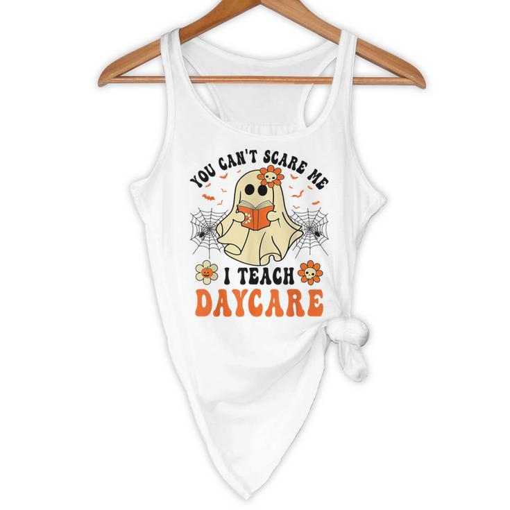 You Can't Scare Me I Teach Daycare Teacher Halloween Ghost Flowy Tank, novelty gifts, funny gifts You Can't Scare Me I Teach Daycare Teacher Halloween Ghost Flowy Tank, novelty gifts, funny gifts