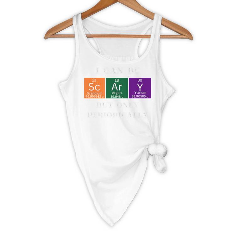 Chemisty Science Teacher Periodic Table Halloween Flowy Tank, novelty gifts, funny gifts