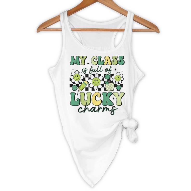 My Class Is Full Of Lucky Charms St Patricks Day Teacher Flowy Tank, novelty gifts, funny gifts My Class Is Full Of Lucky Charms St Patricks Day Teacher Flowy Tank, novelty gifts, funny gifts