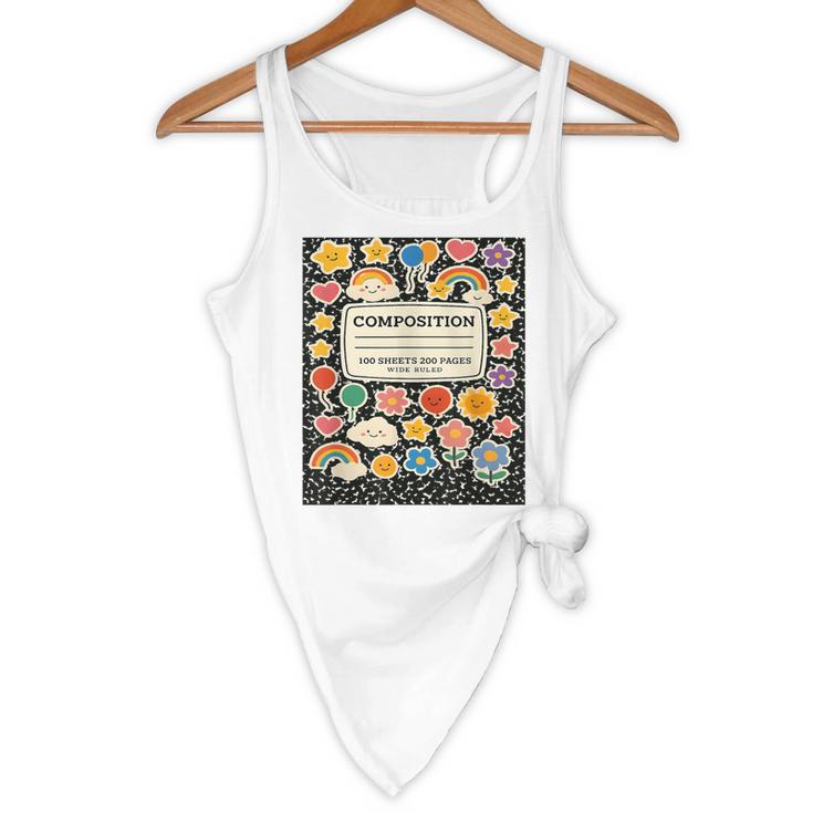 Composition Notebook Costume Teacher Matching Halloween Book Flowy Tank, novelty gifts, funny gifts Composition Notebook Costume Teacher Matching Halloween Book Flowy Tank, novelty gifts, funny gifts