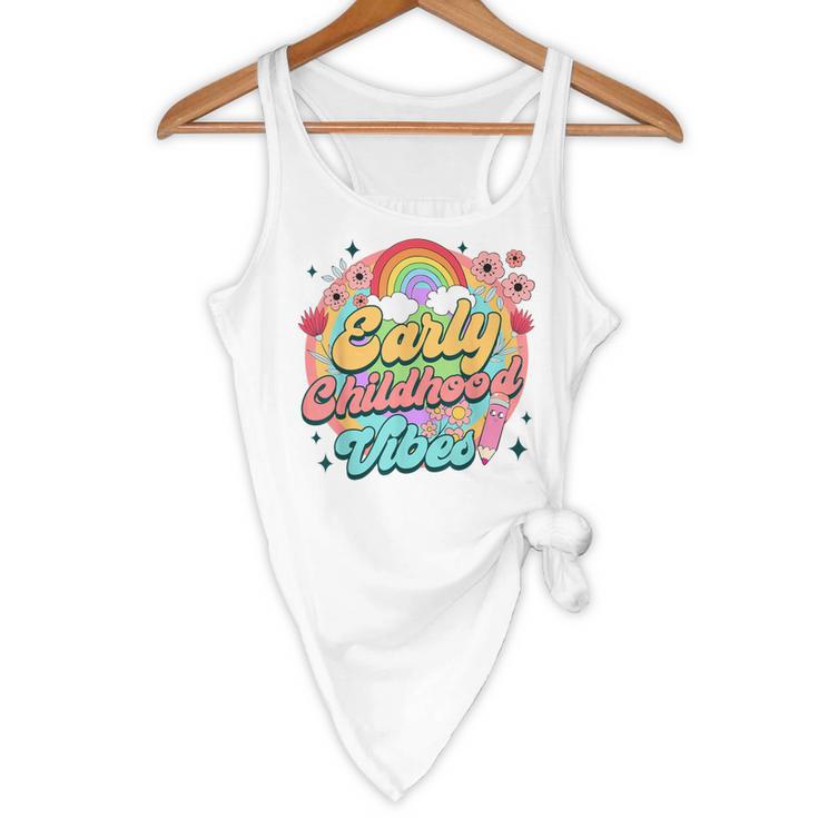 Daycare Teacher Daycare Provider Early Childhood Vibes Flowy Tank, novelty gifts, funny gifts Daycare Teacher Daycare Provider Early Childhood Vibes Flowy Tank, novelty gifts, funny gifts