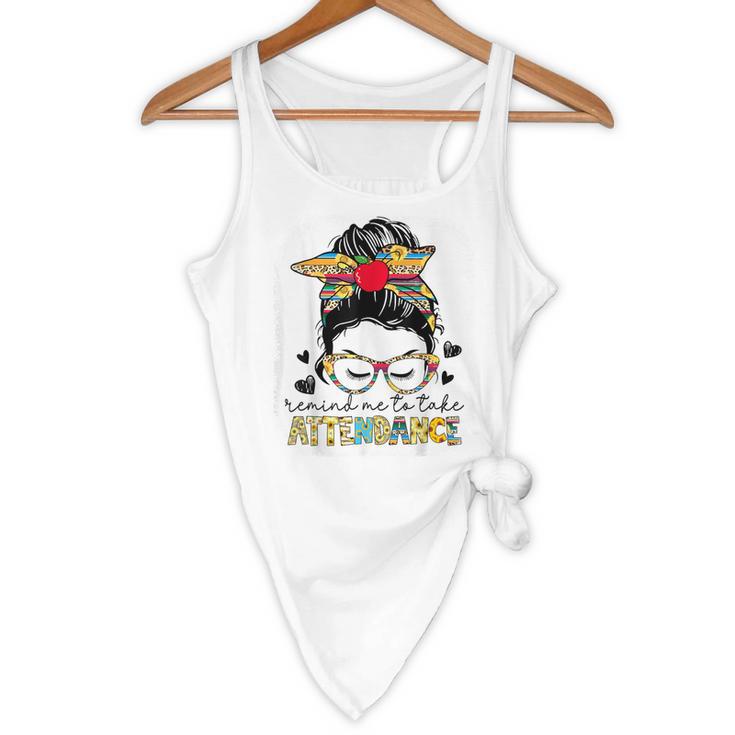 Elementary Teacher Remind Me To Take Attendance Women Flowy Tank, novelty gifts, funny gifts Elementary Teacher Remind Me To Take Attendance Women Flowy Tank, novelty gifts, funny gifts