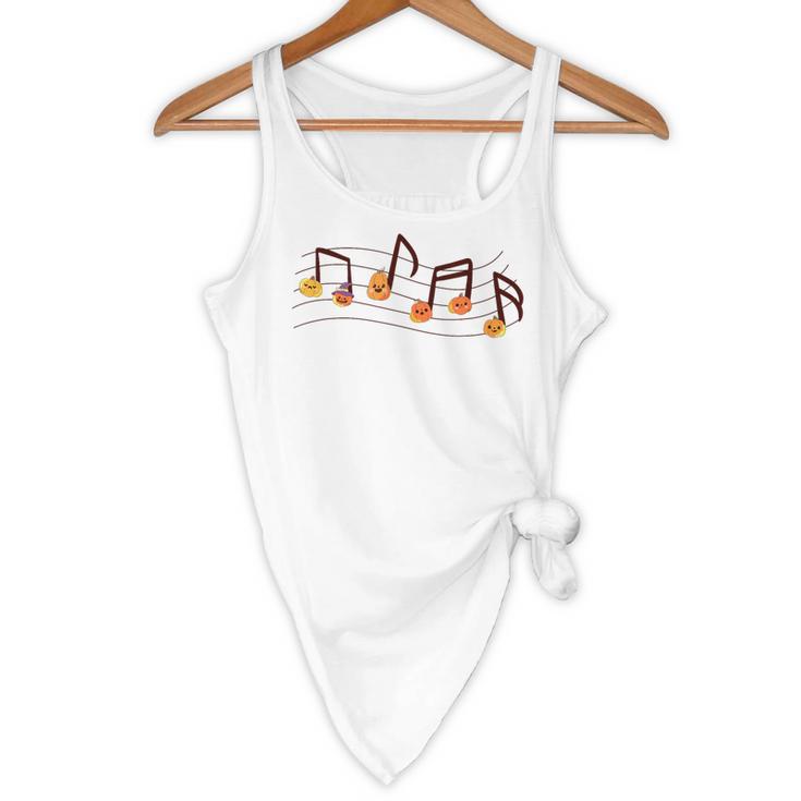 Fall Music Teacher Halloween Pumpkin Music Note Fall Teacher Flowy Tank, novelty gifts, funny gifts Fall Music Teacher Halloween Pumpkin Music Note Fall Teacher Flowy Tank, novelty gifts, funny gifts