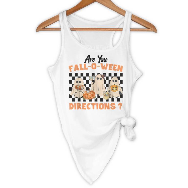 Are You Fall-O-Ween Directions Halloween Ghost Fall Teacher Flowy Tank, novelty gifts, funny gifts Are You Fall-O-Ween Directions Halloween Ghost Fall Teacher Flowy Tank, novelty gifts, funny gifts