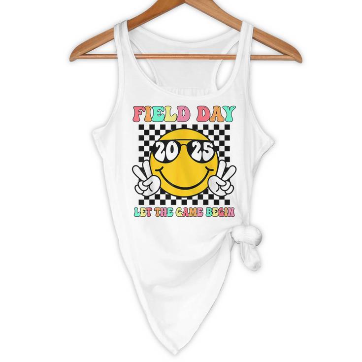 Field Day 2025 Let The Games Begin Yellow Team Teachers Kids Flowy Tank, novelty gifts, funny gifts