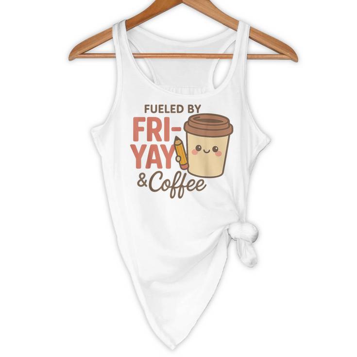 Friyay Teacher Coffee Friday School Cute Fri Yay Flowy Tank, novelty gifts, funny gifts Friyay Teacher Coffee Friday School Cute Fri Yay Flowy Tank, novelty gifts, funny gifts