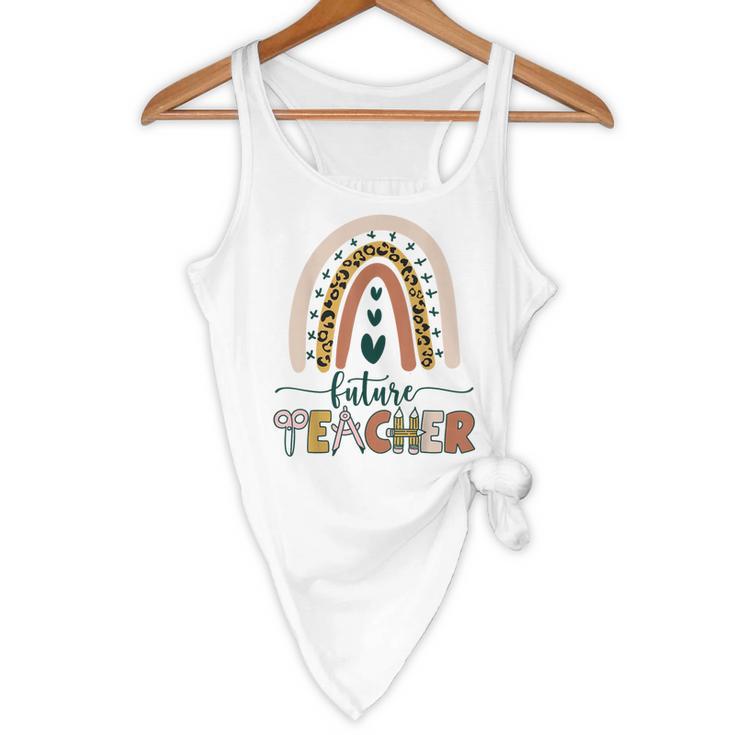 Future Teacher Boho Rainbow Leopard New Grad Student Flowy Tank, novelty gifts, funny gifts Future Teacher Boho Rainbow Leopard New Grad Student Flowy Tank, novelty gifts, funny gifts