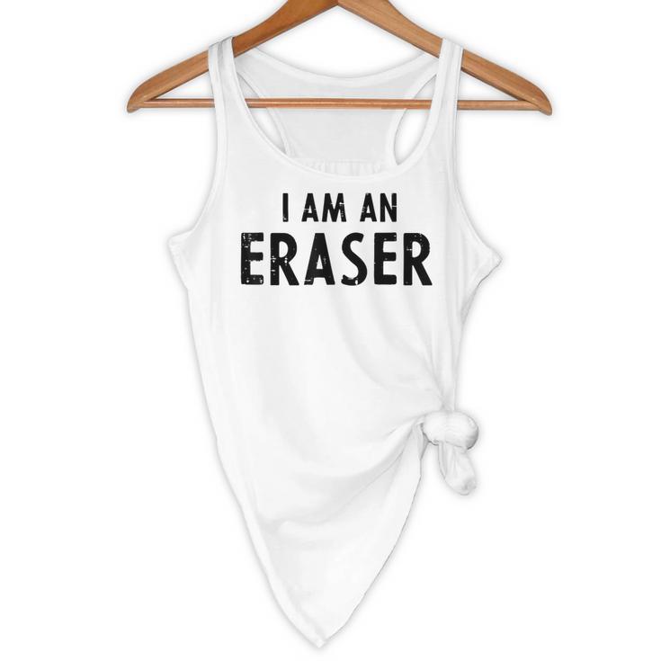 Halloween Teacher Im An Eraser Costume Kids Men Women Flowy Tank, novelty gifts, funny gifts