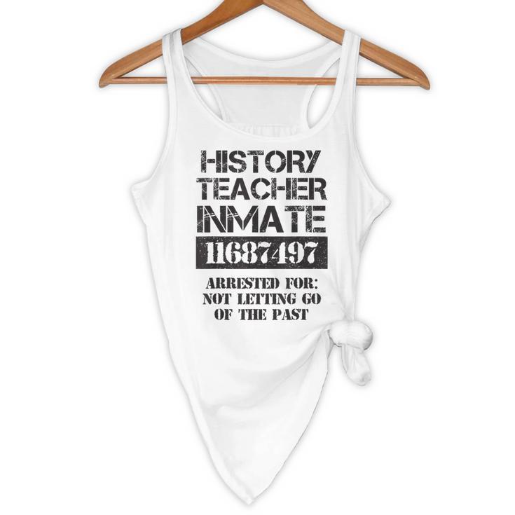 Halloween History Teacher Prisoner Costume Flowy Tank, novelty gifts, funny gifts Halloween History Teacher Prisoner Costume Flowy Tank, novelty gifts, funny gifts