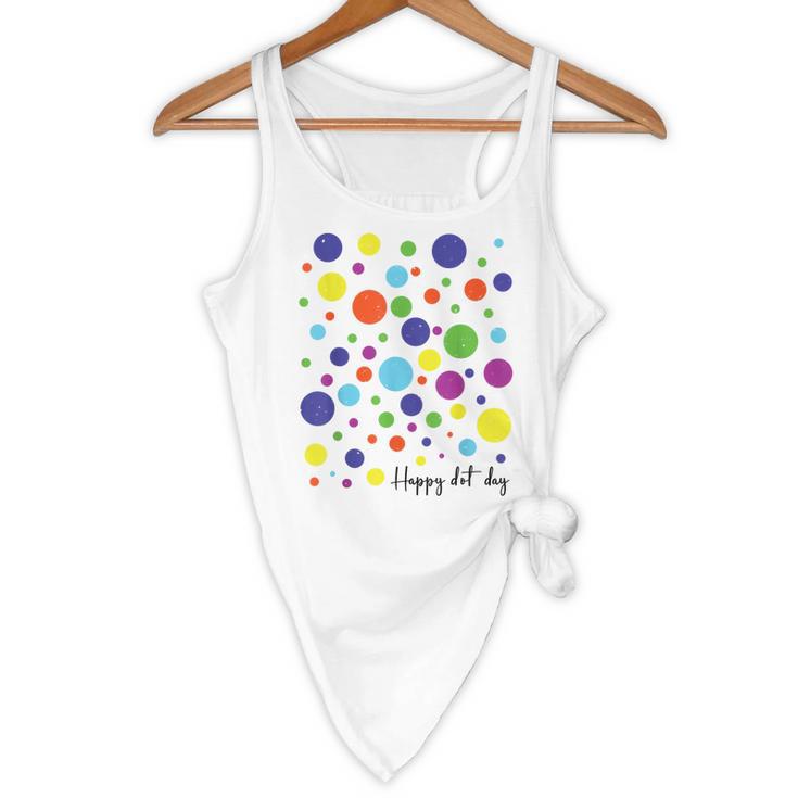 Happy Dot Day 2025 Polka Dot Boys Girls Kids Teacher Dot Day Flowy Tank, novelty gifts, funny gifts Happy Dot Day 2025 Polka Dot Boys Girls Kids Teacher Dot Day Flowy Tank, novelty gifts, funny gifts