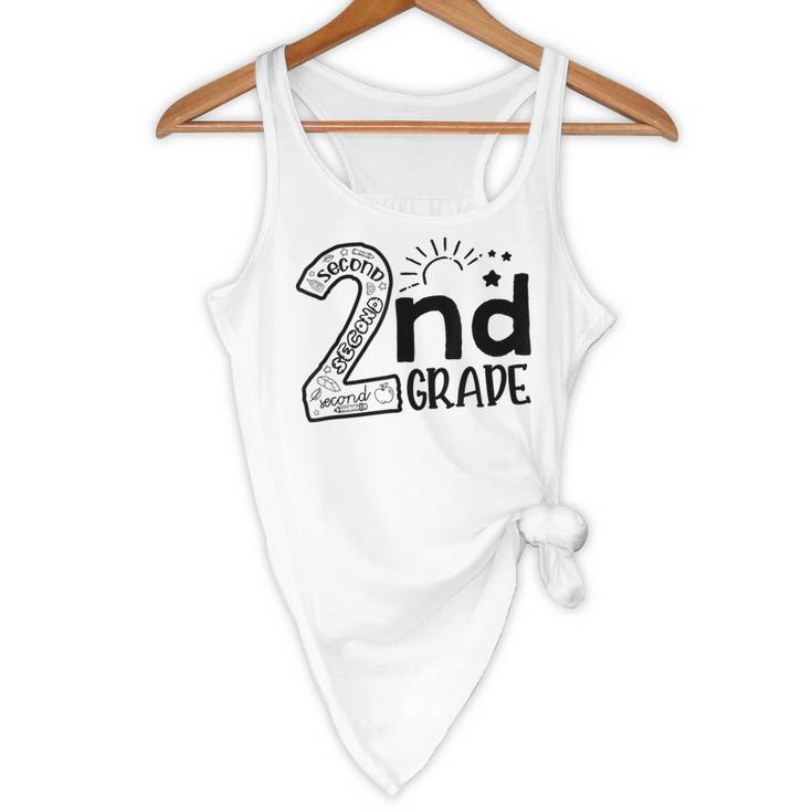 Hello On To 2nd Grade Teachers Boys And Team Secound Grade Flowy Tank, novelty gifts, funny gifts