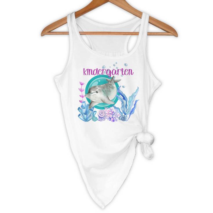 Kindergarten Teacher Dolphin Ocean Life Teaching Team Spirit Flowy Tank, novelty gifts, funny gifts Kindergarten Teacher Dolphin Ocean Life Teaching Team Spirit Flowy Tank, novelty gifts, funny gifts