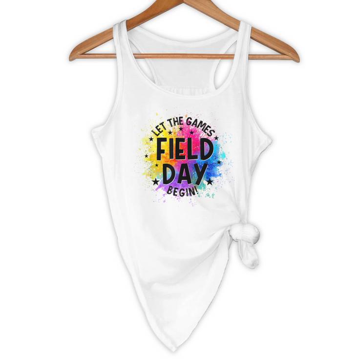 Let The Games Begin Field Day Fun Day Teachers Boys Girls Flowy Tank, novelty gifts, funny gifts Let The Games Begin Field Day Fun Day Teachers Boys Girls Flowy Tank, novelty gifts, funny gifts