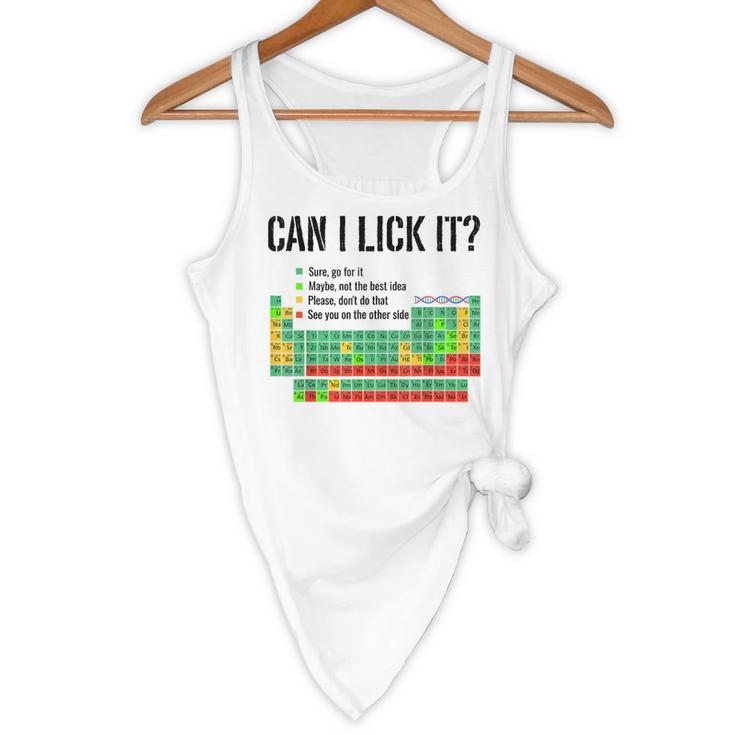 Can I Lick It Periodic Table Chart Science Teacher Flowy Tank, novelty gifts, funny gifts Can I Lick It Periodic Table Chart Science Teacher Flowy Tank, novelty gifts, funny gifts