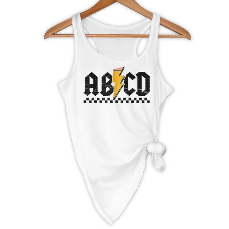 Lightning Pencil Rock'n Roll ABCD Teacher Back To School Kid Flowy Tank, novelty gifts, funny gifts Lightning Pencil Rock'n Roll ABCD Teacher Back To School Kid Flowy Tank, novelty gifts, funny gifts