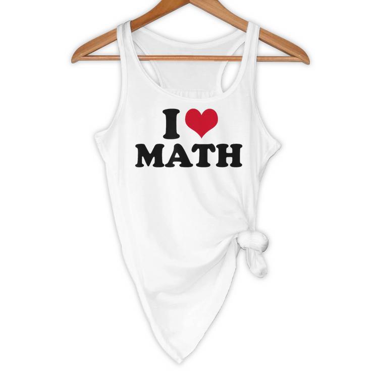 I Love Math Teacher Flowy Tank, novelty gifts, funny gifts I Love Math Teacher Flowy Tank, novelty gifts, funny gifts