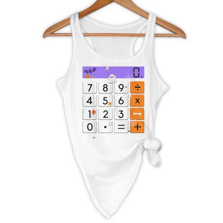 Math Teacher Halloween Costume Calculator Math Pun Flowy Tank, novelty gifts, funny gifts Math Teacher Halloween Costume Calculator Math Pun Flowy Tank, novelty gifts, funny gifts