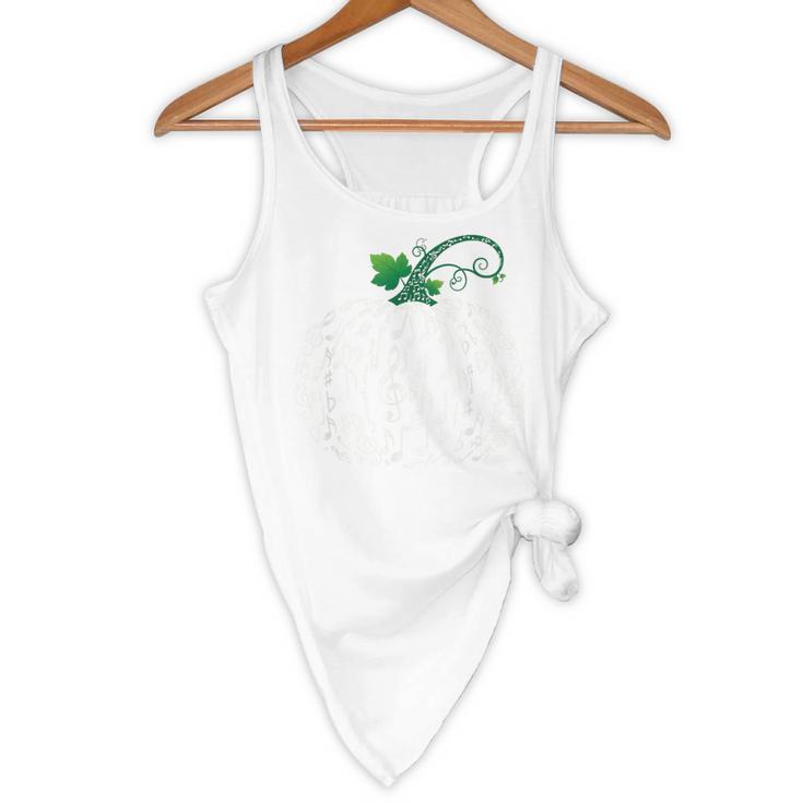 Music Notes Pumpkin Fall Music Teacher Flowy Tank, novelty gifts, funny gifts Music Notes Pumpkin Fall Music Teacher Flowy Tank, novelty gifts, funny gifts