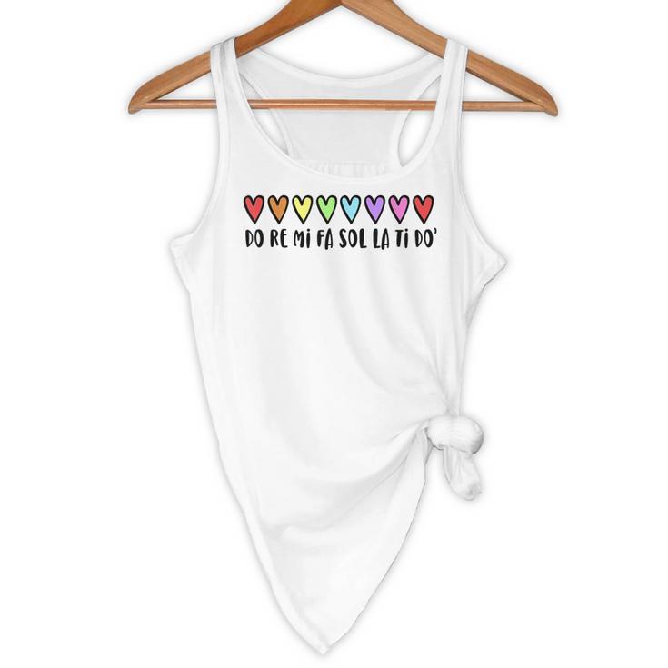 Music Teacher Hearts Music Teaching Flowy Tank, novelty gifts, funny gifts Music Teacher Hearts Music Teaching Flowy Tank, novelty gifts, funny gifts
