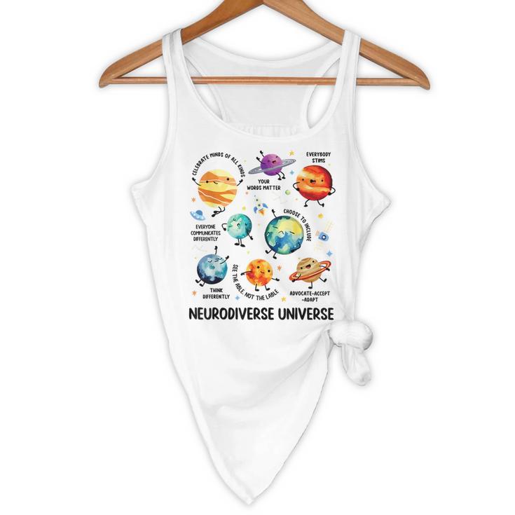 Neurodiverse Universe Space Planet Special Education Teacher Flowy Tank, novelty gifts, funny gifts Neurodiverse Universe Space Planet Special Education Teacher Flowy Tank, novelty gifts, funny gifts