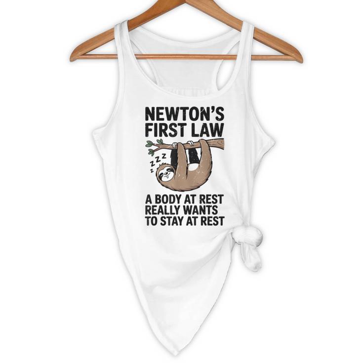 Newtons First Law Physics Jokes Science Teacher Flowy Tank, novelty gifts, funny gifts Newtons First Law Physics Jokes Science Teacher Flowy Tank, novelty gifts, funny gifts